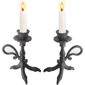 Dernier bougeoir à revêtement noir support décoratif en métal centres de table en aluminium bougeoir pour événements de mariage 2025 - Product Image 1