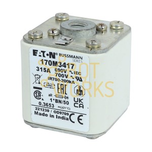 สำหรับผลิตภัณฑ์ฟิวส์และที่ใส่ฟิวส์ Eaton 170M3417 รุ่นใหม่ - Product Image 1