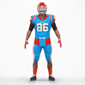 Uniforme de fútbol americano Impresión personal Su práctica Equipos de sublimación Conjuntos Logotipo personalizado Uniformes de fútbol americano - Product Image 5