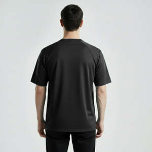 เสื้อยืดออกกำลังกายสีดำ Limitless-OP ผลิตจากผ้าโพลีเอสเตอร์ 100% แบบถัก - Product Image 2