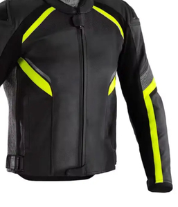 Chaqueta de Motociclista de Cuero Personalizada de Marca Privada para Hombre, Transpirable, Resistente al Viento, de Secado Rápido, Manga Larga, para Todas las Estaciones, de Alta Calidad - Product Image 5