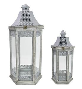 Linterna de Metal para la decoración del balcón del hogar Aspecto atractivo Decoración de nuevo diseño Mejor calidad Moderno Artículos de iluminación al por mayor - Product Image 3