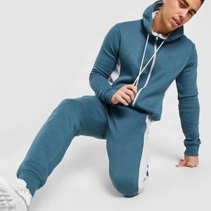 Survêtements de haute qualité 100% coton pour hommes Logo personnalisé Survêtements décontractés pour hommes Vêtements de sport actifs - Product Image 6