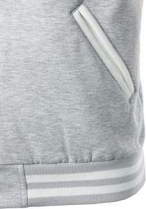 Excelente chaqueta universitaria con cuello redondo Denim de calidad pura con logotipo frontal Etiqueta privada de estilo de tendencia de gran fabricante - Product Image 2