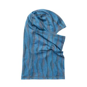 Pasamontañas unisex de algodón a cuadros azules, cubre todo el rostro, para uso en exteriores, para adultos, 56-58 cm - Product Image 2
