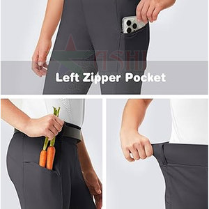 Leggings d'équitation pour femmes, haute élasticité, siège complet, adhérence en silicone, imperméables, coupe-vent, spandex/polyester, vente en gros - Product Image 4