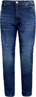 Pantalon de moto extensible coupe-vent respirant grande taille pour homme et femme, jean doublé en polyester/coton, toutes saisons
