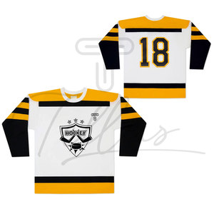 Nuevo Diseño de Jersey de Hockey sobre Hielo 100% Poliéster Transpirable de Secado Rápido Servicio OEM Personalizado TELLUS APPAREL Precio Económico al por Mayor - Product Image 3