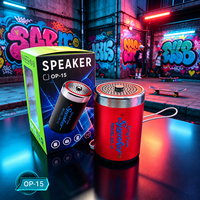 Speaker Bluetooth Portabel Mini 5W Nirkabel Bluetooth 5.3 dengan TWS Stereo Radio FM Kartu TF Pengisian Daya Tipe C Tali Gantungan