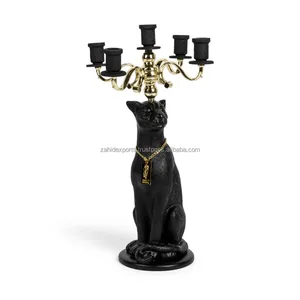 Porte-bougie de luxe fait main pour la décoration festive de la maison, porte-bougie moderne en métal de luxe pour une décoration intérieure haut de gamme, Zahid Exports - Product Image 2