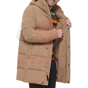 Custom High Quality Long Puffer Jackets For Men Adults And Kids Customized <b>Colour</b> Design And Printing Plus Size - Product Image 1