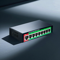 Switch Gigabit de 8 Puertos 10/100/1000Mbps con Gestión en la Nube OEM/ODM, Gestión por Aplicación/Web, Soporte PoE, VLAN/QoS, Modelo GS108