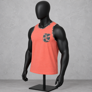 Custom Logo <b>Men's</b> Casual Polyester Fitness Bodybuilding Quick Dry Mesh Summer Graphic Printed Workout <b>Running</b> <b>Vest</b> - Product Image 3