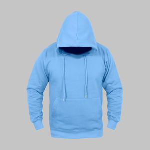 Nouveauté, style actuel, sweat-shirts en molleton de coton à couleur unie, lavage à la pierre, personnalisable - Product Image 1