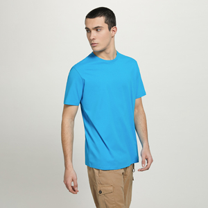 Venta al por mayor hombres nuevos O-cuello gimnasio camisetas personalizadas gran oferta verano al aire libre moda 100% algodón tejido de punto - Product Image 1