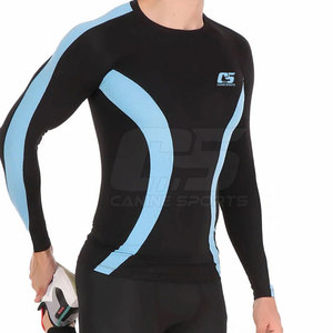 เสื้อรัดรูปสำหรับผู้ชายชุดฟิตเนสทำจากโพลีเอสเตอร์ - Product Image 5