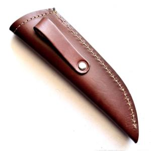 Funda de cuero de artesanía fina hecha en fábrica de alta calidad para cuchillos de hoja de 4 pulgadas - Product Image 3