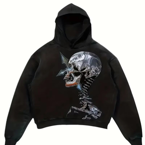 เสื้อฮู้ดผ้าฟลีซคุณภาพสูง 100% ผ้าฝ้าย สำหรับผู้ชาย บริการ OEM รับทำโลโก้และสีตามสั่ง ระบายอากาศได้ดี แห้งเร็ว เหมาะสำหรับฤดูหนาว - Product Image 1