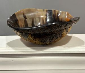 ลองทำด้วยมือคุณภาพสูงทำด้วยมือชามฮอร์นขัดสูงเครื่องครัวสำหรับเสิร์ฟซุปก๋วยเตี๋ยว - Product Image 4