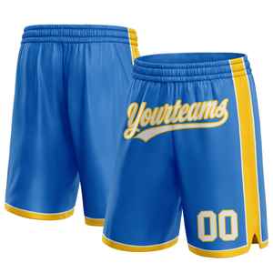 Pantalones cortos de baloncesto atléticos para hombre con tela de malla Pantalones cortos de equipo personalizados con bolsillos Cintura elástica Material de secado rápido - Product Image 5