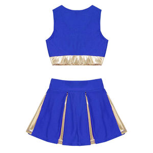 Uniforme de sublimation de pom-pom girl personnalisé jeunes filles personnalisé femmes vêtements de sport confortables meilleur uniforme de pom-pom girl - Product Image 5