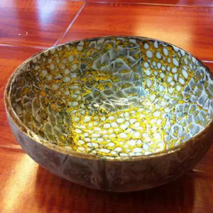 ชามกะลามะพร้าวทำมือและขัดมันเหมาะสำหรับความคิดอาหารเช้าหรือแม่พิมพ์เทียนผสมชาม - Product Image 4