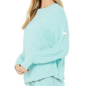 Women Clothing Long Sleeve Cotton Fleece Fitness Clothing High Top Quality Printing Apparel Custom Comfortable Women <b>Sweatshirt</b> - Product Image 6