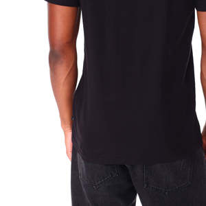 Camiseta deportiva con cuello redondo de algodón 100% para hombre con estilo, bordado Unisex de alta calidad con logotipo personalizado impreso - Product Image 3
