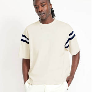 Camisetas personalizadas de algodón de gran tamaño para hombre, camisetas cómodas de talla grande para hombre - Product Image 1