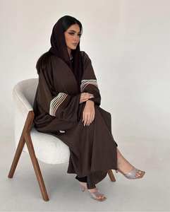 2024 Tendance Café Musulman Traditionnel Abaya Pretty Classy Partywear - Product Image 5