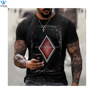 Camiseta clásica de manga corta para hombre de alta calidad, camiseta informal de verano de algodón 100% personalizada - Product Image 6