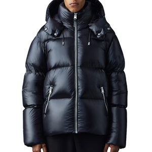 Veste matelassée oversize pour homme, épaisse isolation, streetwear d'hiver, coupe ample, décontractée, vêtements d'extérieur chauds, production en gros OEM - Product Image 1