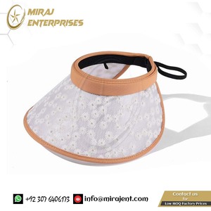 Visera de paja de verano para mujer, sombrero de ala ancha, protección UV ajustable, sombrero de verano para mujer, sombrero de playa para mujer, hueso - Product Image 6