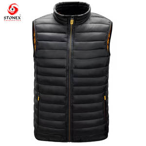 Chaleco Casual Acolchado para Hombre, Cierre de Cremallera, Ligero, Abrigado para Invierno, Sin Mangas, Resistente al Viento, con Logotipo y Diseño Personalizados, Servicio OEM - Product Image 1