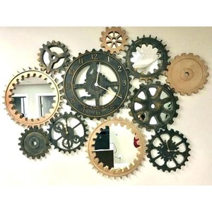 กระจกติดผนังทรงวงรี ดีไซน์โดดเด่น โครงโลหะคุณภาพดี น้ำหนักเบา รูปทรงสวยงาม พร้อมรายละเอียดประณีต - Product Image 6