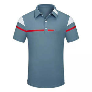 เสื้อโปโลสำหรับผู้ชายเสื้อโปโลทำจากวัสดุพิมพ์แบบกำหนดเองใหม่2025 - Product Image 1