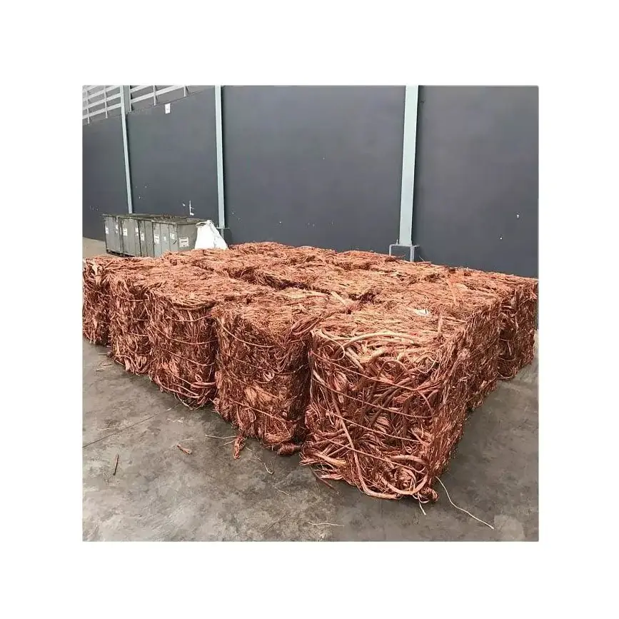 Arranhão de fio de cobre de alta pureza, 99.78% de fio, morango, cobre 99%, preço baixo