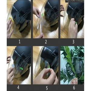 Película Repelente de Lluvia y Antivaho para Visera de Casco de Motocicleta - Product Image 4