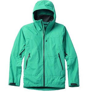 Veste de pluie respirante à 3 couches avec logo personnalisé pour hommes et femmes, fermeture éclair, imperméable, coque rigide pour usage extérieur - Product Image 3