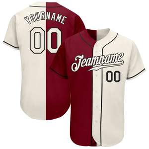 Uniforme 3D de patrón transpirable de Jersey de béisbol y softbol de última llegada con nombre y número de equipo personalizado MOQ bajo - Product Image 3