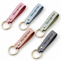 Porte-clés en cuir véritable de luxe, cadeau d'affaires personnalisé avec logo, porte-clés de voiture en cuir véritable, tendance, pas cher, mignon, effet givré