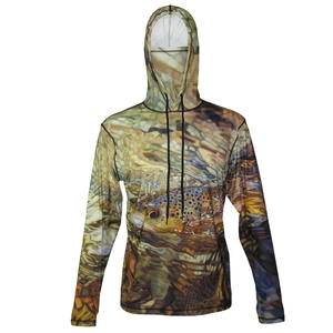 Sudadera con Capucha de Pesca de Manga Larga, Personalizada con Estampado Digital, Protección Solar UPF 50, Transpirable, de Secado Rápido, Talla Grande, Ligera, Reciclada - Product Image 4
