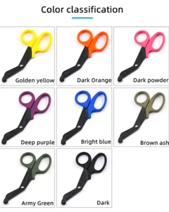 Ciseaux utilitaires de qualité professionnelle Ciseaux de gaze de conception durable et ergonomique en acier Source d'alimentation manuelle - Product Image 2