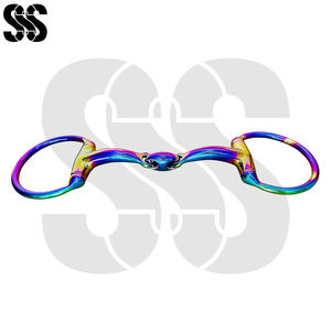 Bocados de Acero Inoxidable para Entrenamiento de Caballos, Diseño Clásico, Pulidos, Suaves para los Caballos, Duraderos para Mayor Comodidad al Montar - Product Image 2