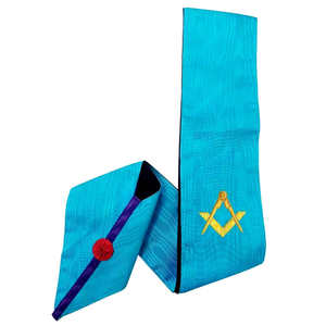 Meilleur Prix Franc-Maçon Ceintures Broderie Personnalisée Maçonnique Regalia Masters Sash pour Uniforme - Product Image 5
