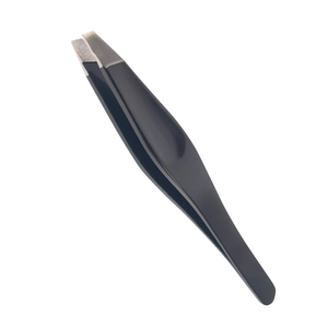 Pinces à épiler en acier inoxydable avec logo personnalisé pour extensions de cils et sourcils - Product Image 4