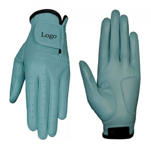 Gants de golf verts sur mesure de haute qualité pour hommes, nouveau style, en cuir de mouton Cabretta importé, antidérapants, imperméables, en cuir véritable, pour le sport - Product Image 3