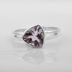 Purple <b>Amethyst</b> Vintage Bezel <b>Rings</b> for Women Solid 925 Sterling Silver Eternity Vermeil <b>Ring</b> Jewelry Party Wear Gift - Product Image 3