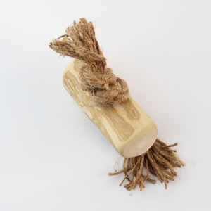 Jouet pour chien en bois de café pour l'entraînement interactif et les jeux de traction, jouet à mâcher durable pour le nettoyage des dents, anti-ennui écologique - Product Image 2