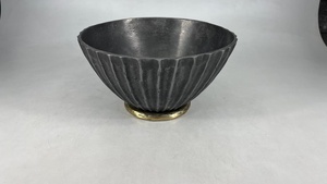 Cuenco de Metal de Diseño Antiguo Color Negro para Utensilios de Cocina, Uso en Hoteles y Servicio a Domicilio - Product Image 3